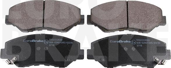 Eurobrake 5502222633 - Komplet Pločica, disk-kočnica www.molydon.hr