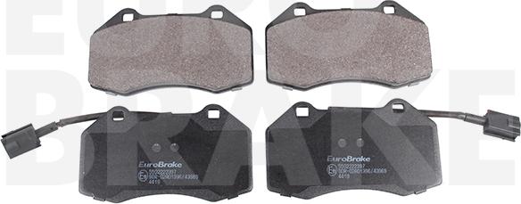 Eurobrake 5502222397 - Komplet Pločica, disk-kočnica www.molydon.hr