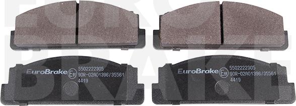 Eurobrake 5502222305 - Komplet Pločica, disk-kočnica www.molydon.hr