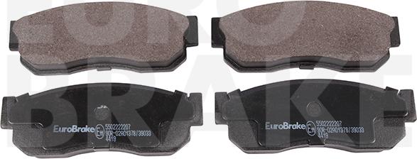 Eurobrake 5502222207 - Komplet Pločica, disk-kočnica www.molydon.hr