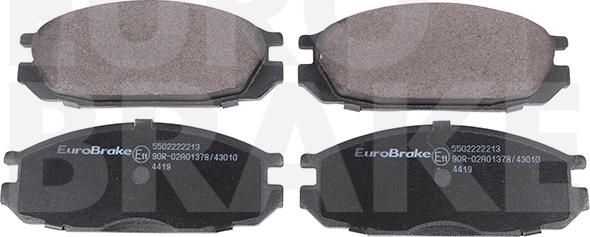 Eurobrake 5502222213 - Komplet Pločica, disk-kočnica www.molydon.hr