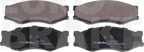 Eurobrake 5502222212 - Komplet Pločica, disk-kočnica www.molydon.hr