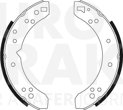 Eurobrake 58492799040 - Komplet kočnica, bubanj kočnice www.molydon.hr