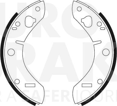 Eurobrake 58492799011 - Komplet kočnica, bubanj kočnice www.molydon.hr