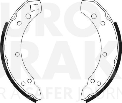 Eurobrake 58492799037 - Komplet kočnica, bubanj kočnice www.molydon.hr