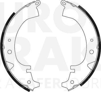 Eurobrake 58492745462 - Komplet kočnica, bubanj kočnice www.molydon.hr