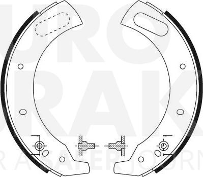 Eurobrake 58492740382 - Komplet kočnica, bubanj kočnice www.molydon.hr