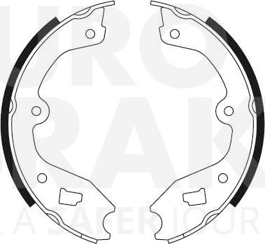 Eurobrake 58492748265 - Komplet kočnica, bubanj kočnice www.molydon.hr