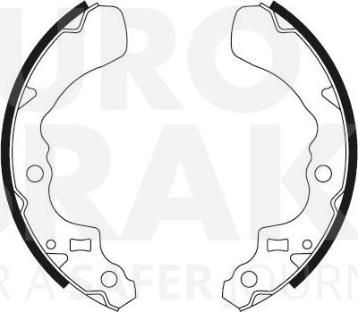 Eurobrake 58492751504 - Komplet kočnica, bubanj kočnice www.molydon.hr