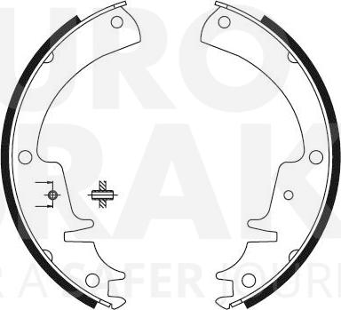 Eurobrake 58492736493 - Komplet kočnica, bubanj kočnice www.molydon.hr