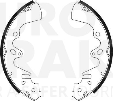 Eurobrake 58492732397 - Komplet kočnica, bubanj kočnice www.molydon.hr