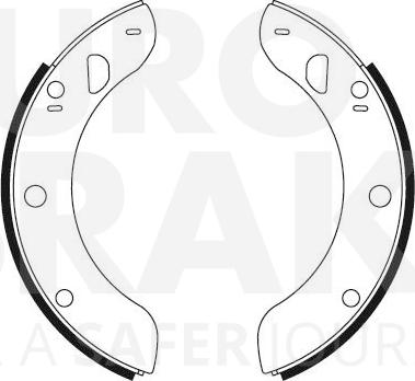 Eurobrake 58492725045 - Komplet kočnica, bubanj kočnice www.molydon.hr