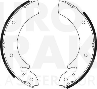 Eurobrake 58492725057 - Komplet kočnica, bubanj kočnice www.molydon.hr