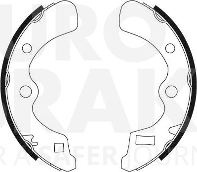 Eurobrake 58492726450 - Komplet kočnica, bubanj kočnice www.molydon.hr