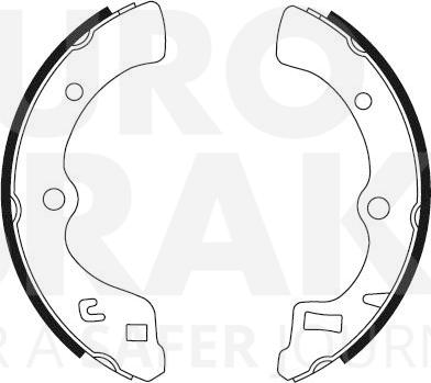 Eurobrake 58492726387 - Komplet kočnica, bubanj kočnice www.molydon.hr