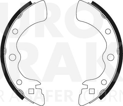 Eurobrake 58492726284 - Komplet kočnica, bubanj kočnice www.molydon.hr