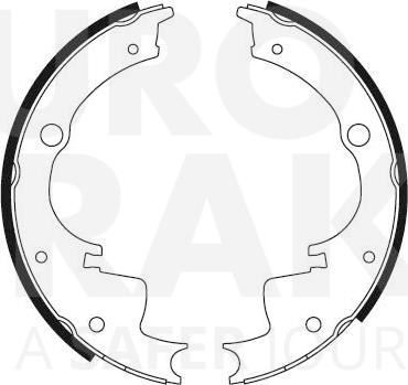 Eurobrake 58492723363 - Komplet kočnica, bubanj kočnice www.molydon.hr