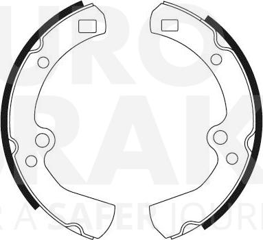 Eurobrake 58492722214 - Komplet kočnica, bubanj kočnice www.molydon.hr