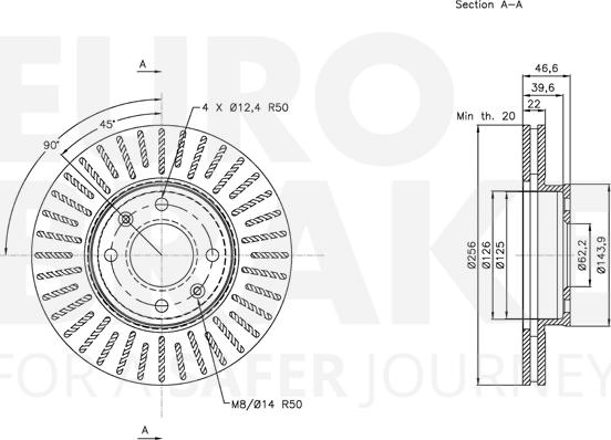 Eurobrake 5815313523 - Kočioni disk www.molydon.hr