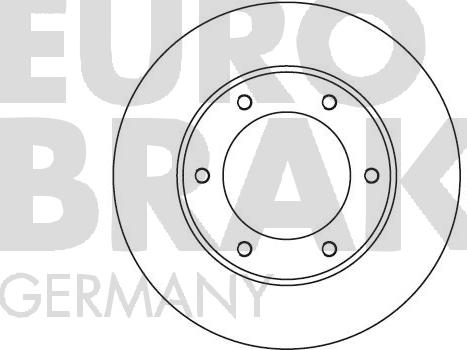 Eurobrake 5815204541 - Kočioni disk www.molydon.hr