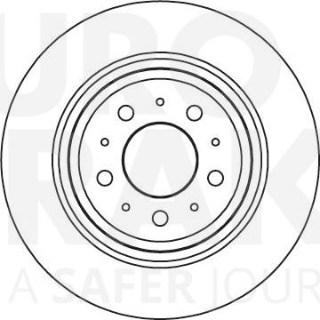 Eurobrake 5815204838 - Kočioni disk www.molydon.hr