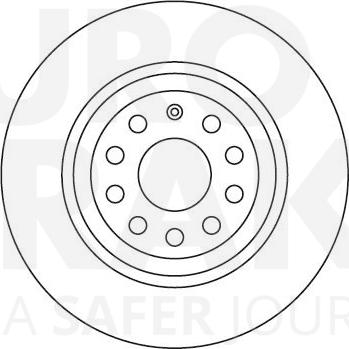 Eurobrake 5815204790 - Kočioni disk www.molydon.hr