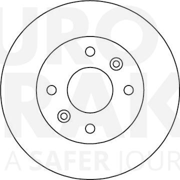 Eurobrake 5815203949 - Kočioni disk www.molydon.hr