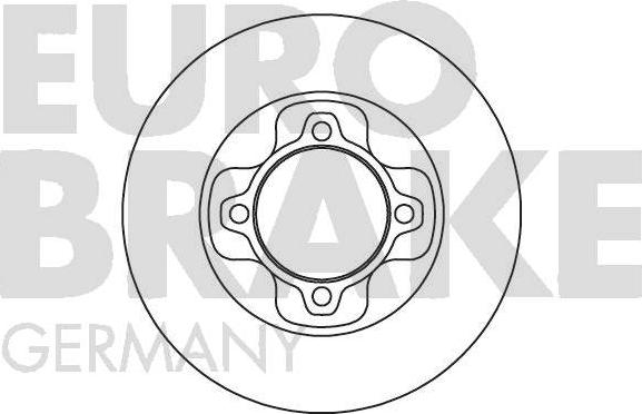 Eurobrake 5815203208 - Kočioni disk www.molydon.hr