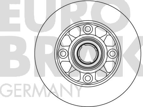 Eurobrake 5815203214 - Kočioni disk www.molydon.hr