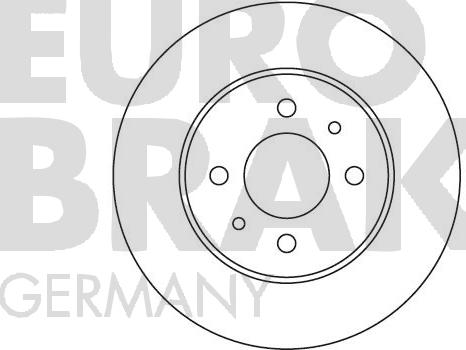 Eurobrake 5815202307 - Kočioni disk www.molydon.hr