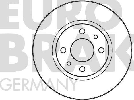 Eurobrake 5815202316 - Kočioni disk www.molydon.hr