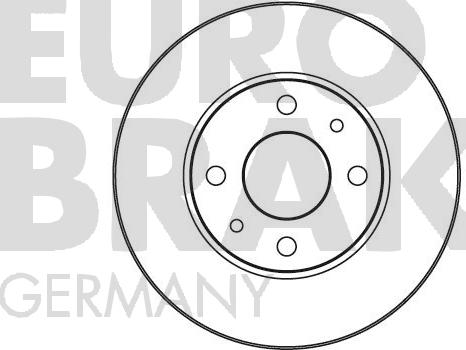 Eurobrake 5815202313 - Kočioni disk www.molydon.hr