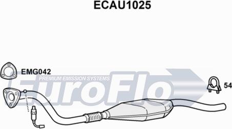 EuroFlo ECAU1025 - Katalizator www.molydon.hr