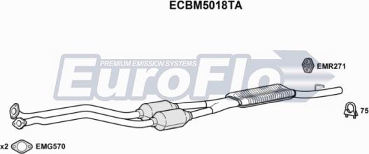 EuroFlo ECBM5018TA - Katalizator www.molydon.hr