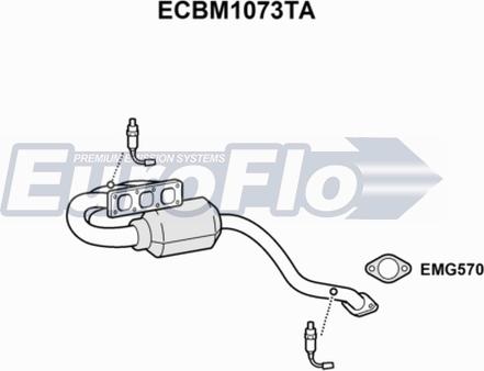 EuroFlo ECBM1073TA - Katalizator www.molydon.hr