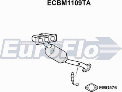 EuroFlo ECBM1109TA - Katalizator www.molydon.hr