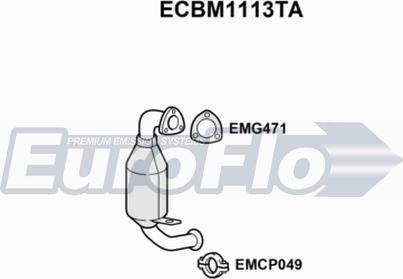 EuroFlo ECBM1113TA - Katalizator www.molydon.hr