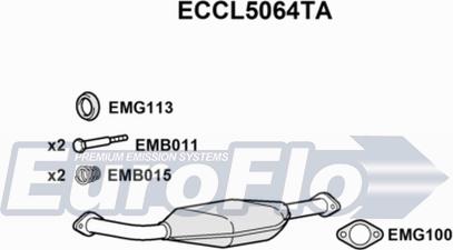 EuroFlo ECCL5064TA - Katalizator www.molydon.hr