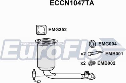 EuroFlo ECCN1047TA - Katalizator www.molydon.hr