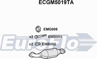 EuroFlo ECGM5019TA - Katalizator www.molydon.hr