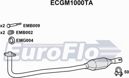 EuroFlo ECGM1000TA - Katalizator www.molydon.hr