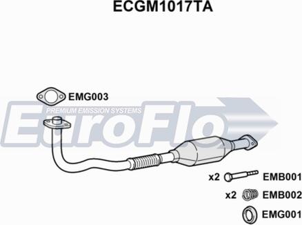 EuroFlo ECGM1017TA - Katalizator www.molydon.hr