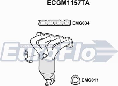 EuroFlo ECGM1157TA - Katalizator www.molydon.hr