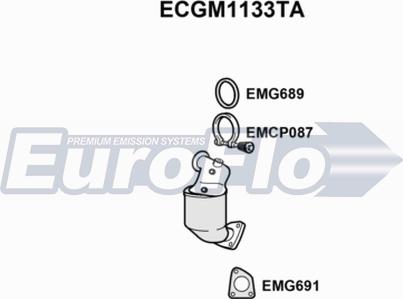 EuroFlo ECGM1133TA - Katalizator www.molydon.hr