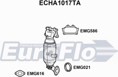 EuroFlo ECHA1017TA - Katalizator www.molydon.hr