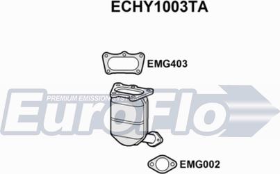 EuroFlo ECHY1003TA - Katalizator www.molydon.hr