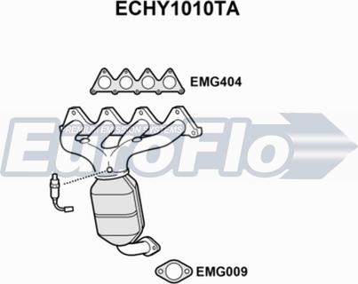 EuroFlo ECHY1010TA - Katalizator www.molydon.hr