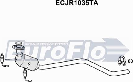 EuroFlo ECJR1035TA - Katalizator www.molydon.hr