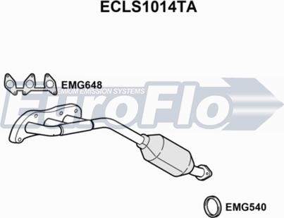 EuroFlo ECLS1014TA - Katalizator www.molydon.hr