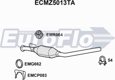 EuroFlo ECMZ5013TA - Katalizator www.molydon.hr